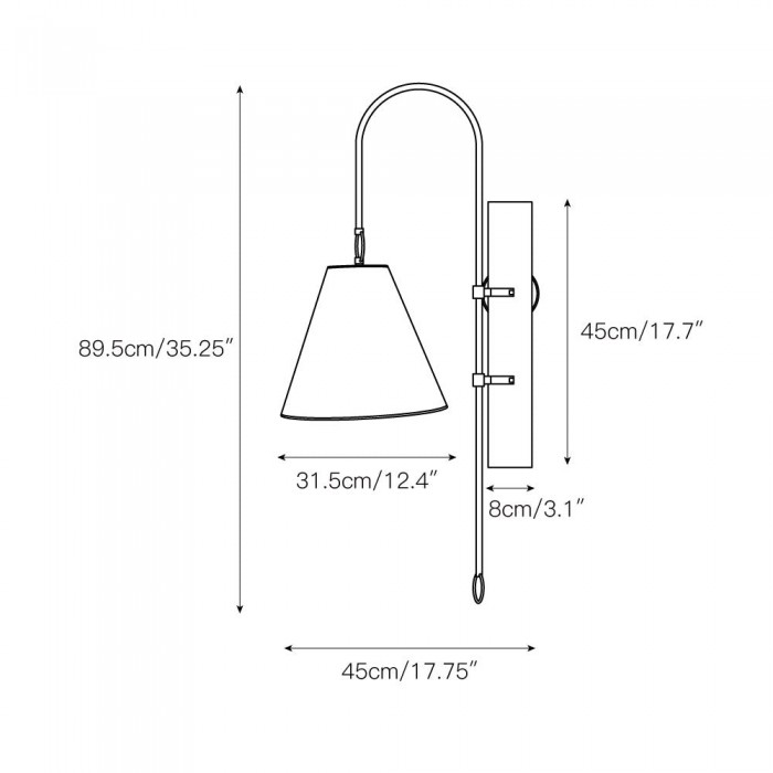 Anniston Wall Lamp HL3142