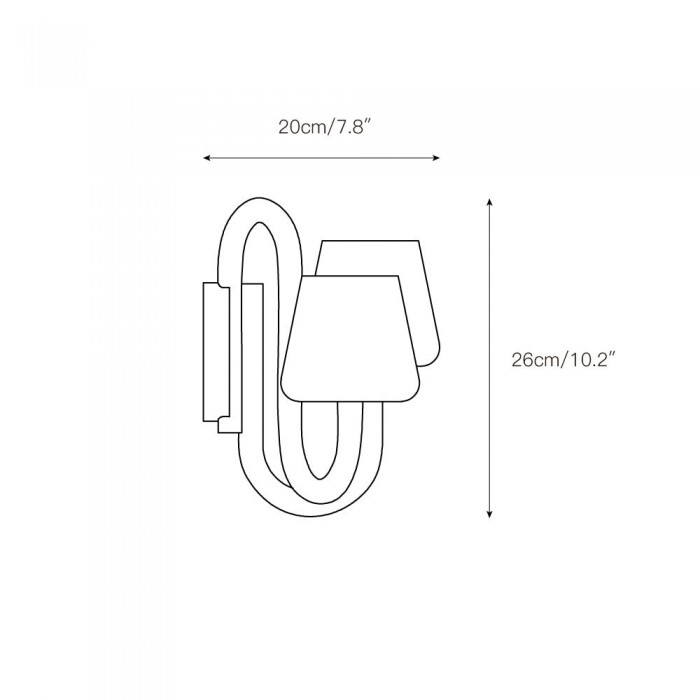 Lampada da parete Apollo HL3225