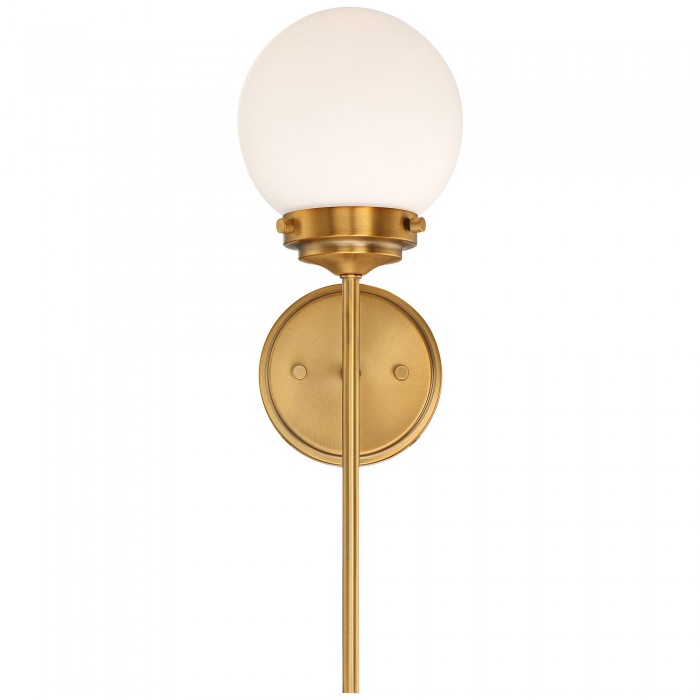 Lampada da parete in vetro Ayva HL3144