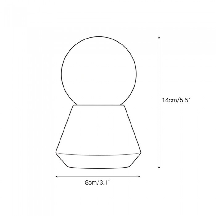 Bilia Mini-Tischleuchte (mit eingebautem Akku) HL3316