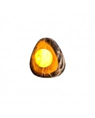 Zwarte parelmarmeren wandlamp HL3204
