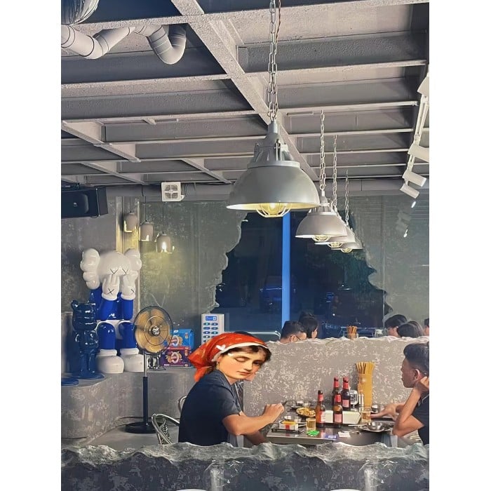 Bulkhead Cage Pendant Light HL3182