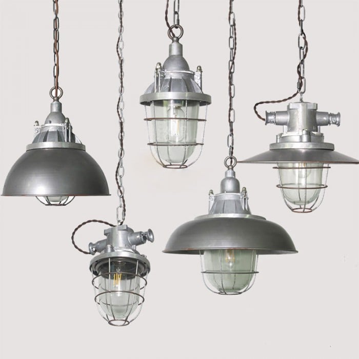 Bulkhead Cage Pendant Light HL3182