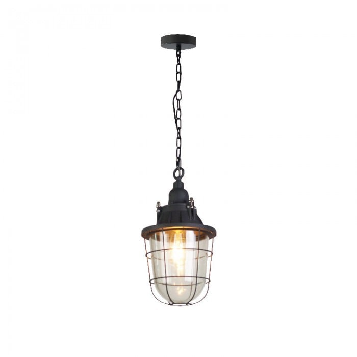 Bulkhead Cage Pendant Light HL3182