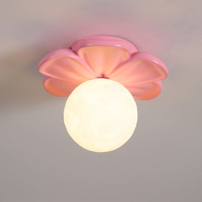 Cream Bloom Flower Ceiling Lamp HL2961
