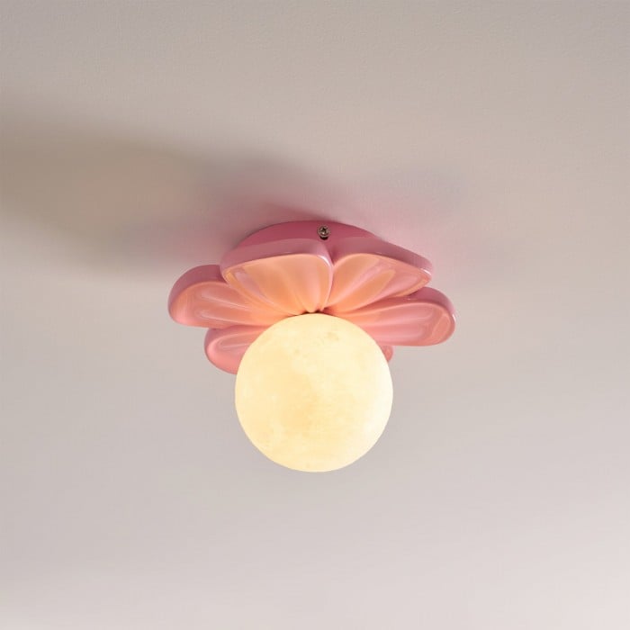 Cream Bloom Flower Ceiling Lamp HL2961
