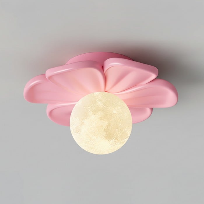 Cream Bloom Flower Ceiling Lamp HL2961