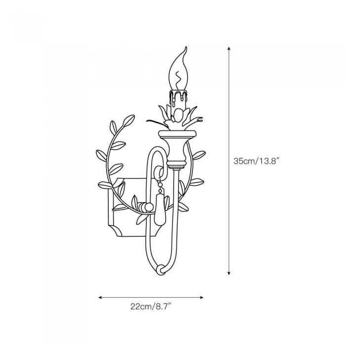 Cumiers wandlamp HL3084