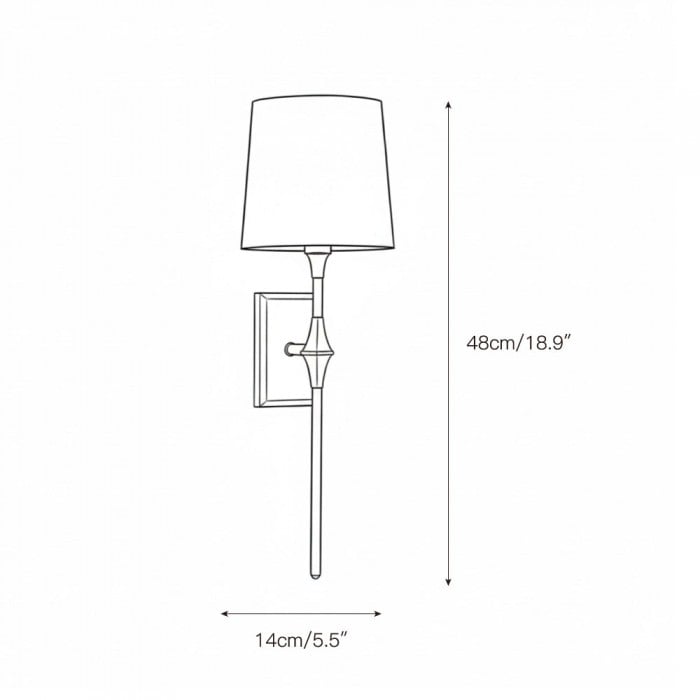 Dauphine wandlamp HL3286