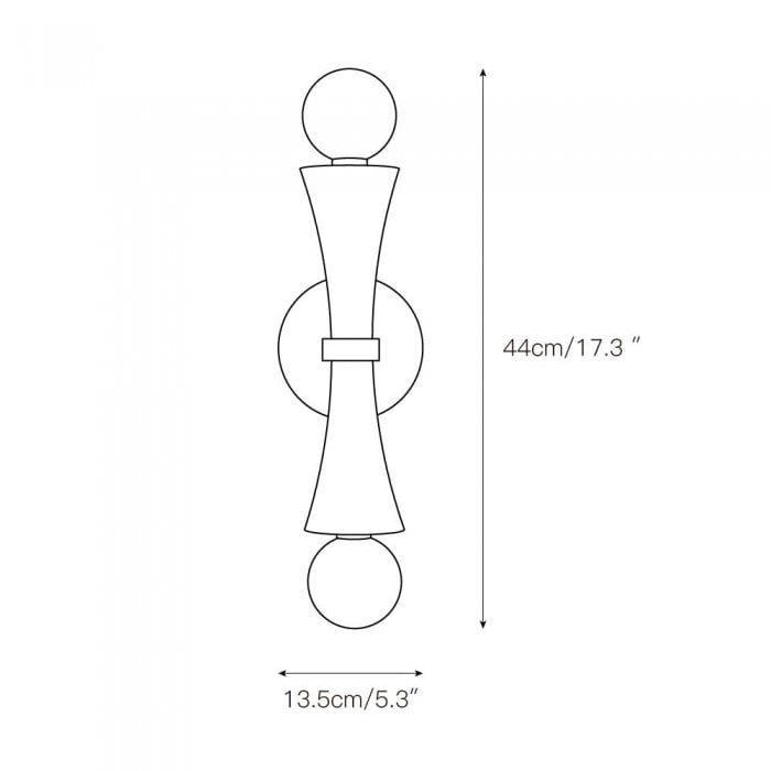 Dax wandlamp HL3195