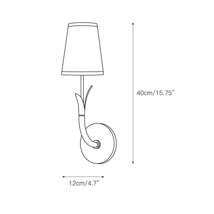 Deering wandlamp HL3149