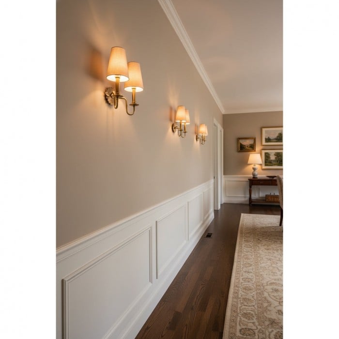 Demeter dubbele wandlamp HL3147