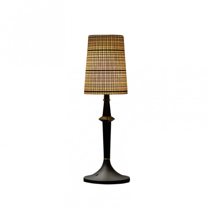 Devon svart bordslampa (inbyggt batteri) HL3262