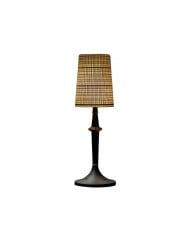 Devon svart bordslampa (inbyggt batteri) HL3262