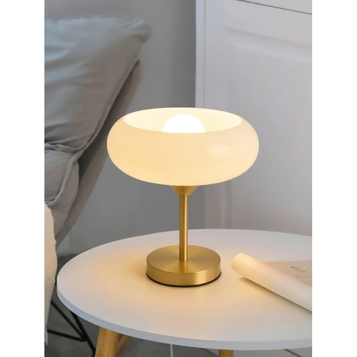 Egg Tart Glass Table Lamp HL2996