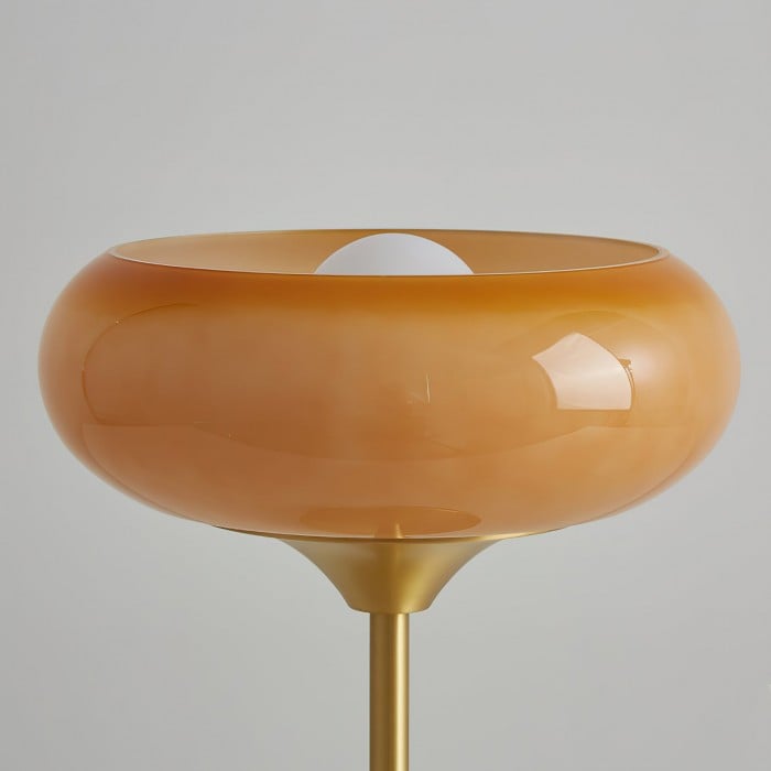 Egg Tart Glass Table Lamp HL2996