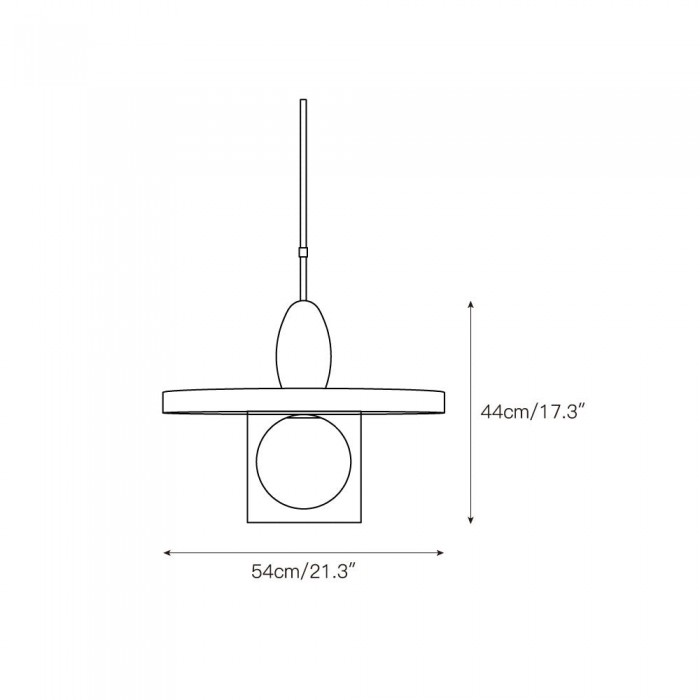 Eirene Glass Pendant Lamp HL3255