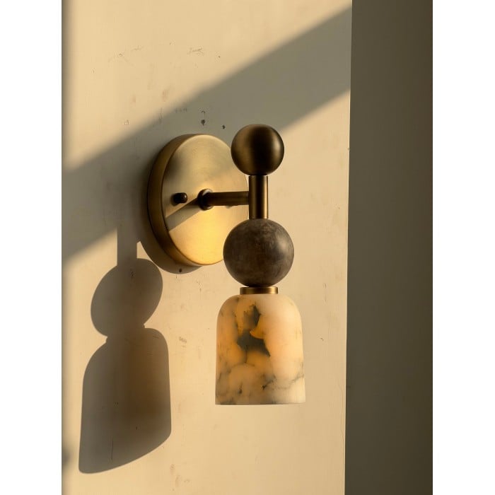 Flume Alabaster wandlamp HL3318