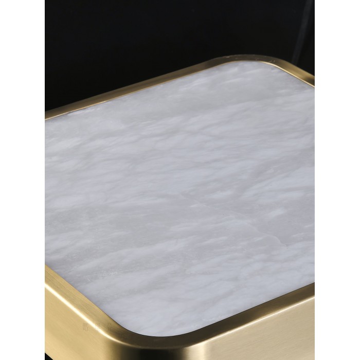 Geometric Alabaster Recessed Ceiling Light HL2984