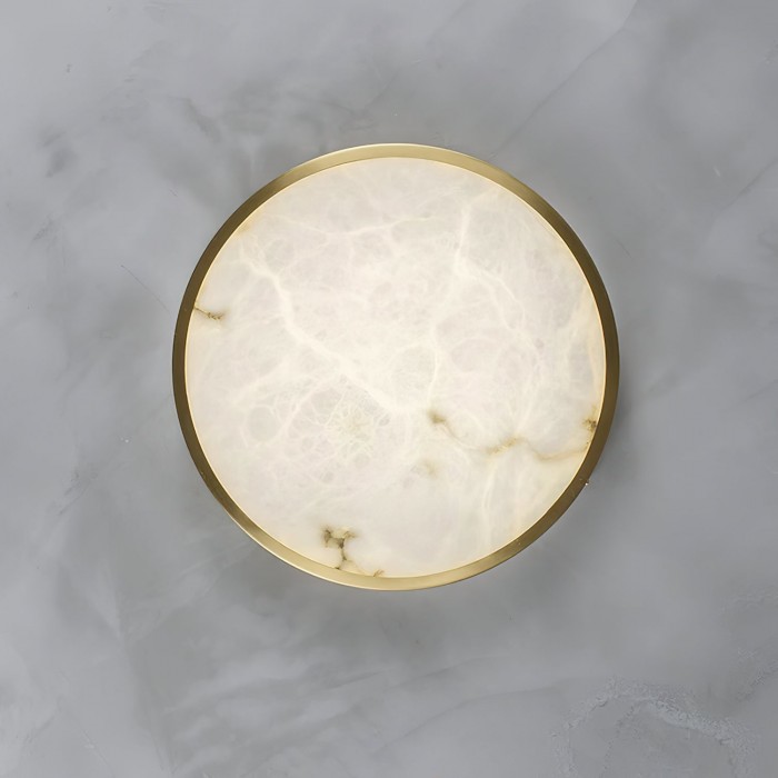 Geometric Alabaster Recessed Ceiling Light HL2984