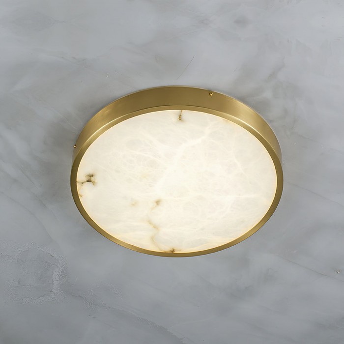Geometric Alabaster Recessed Ceiling Light HL2984