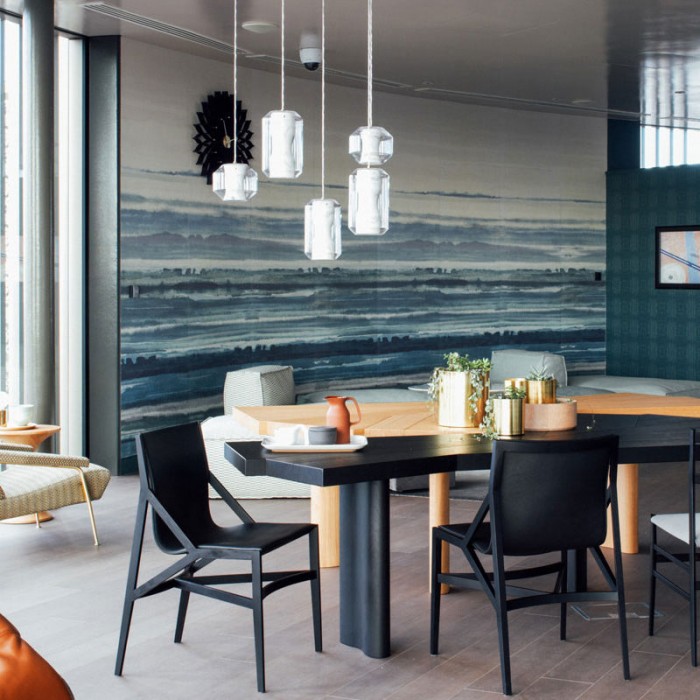 Pendelleuchte aus Glas und Alabaster HL2997