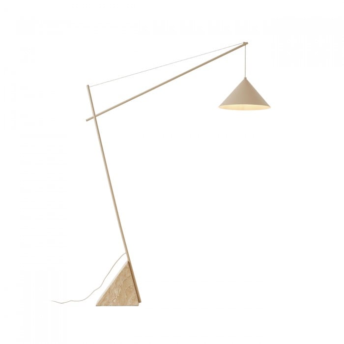 Lampada da terra Grande Travertino HL3259