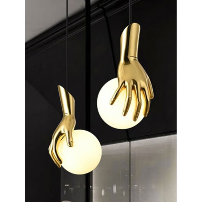 Handhållande globformad pendellampa HL3004