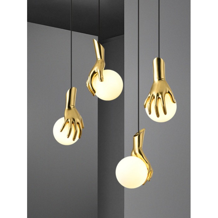 Handhållande globformad pendellampa HL3004