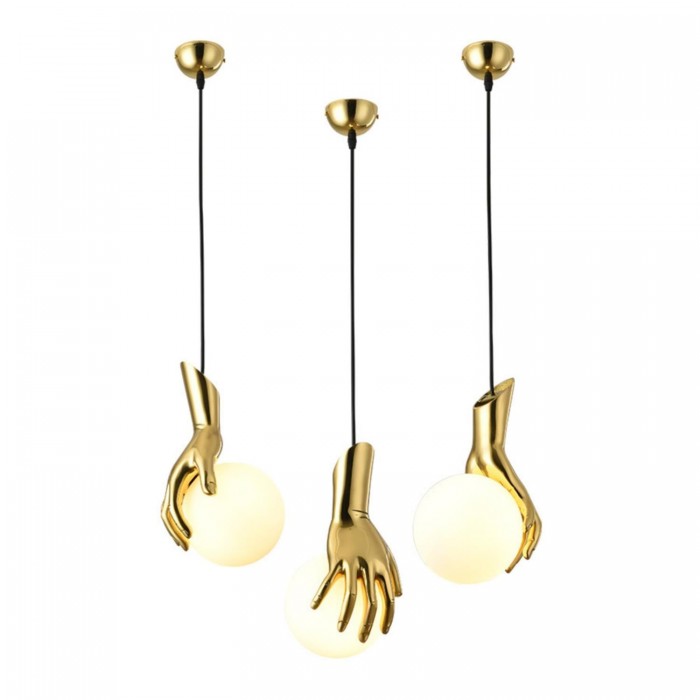 Handhållande globformad pendellampa HL3004