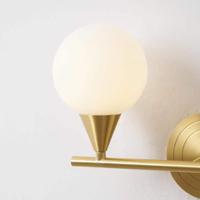 Holten Brass Armed Wall Sconce HL2962