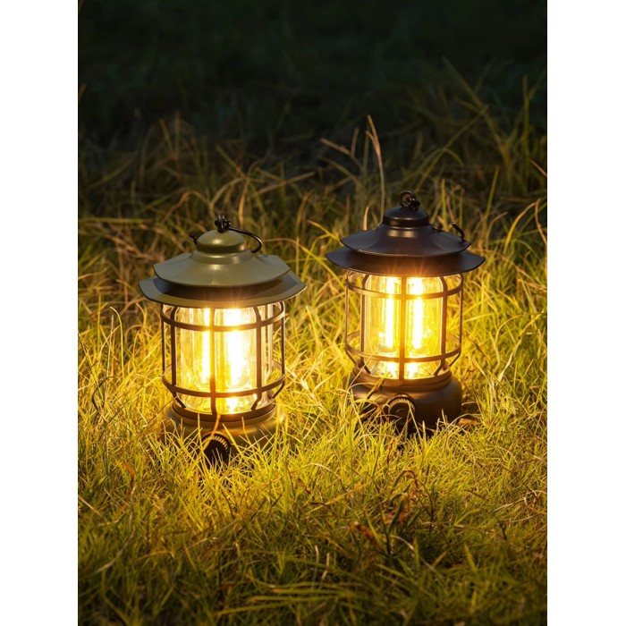 Lantern utomhus campingbordslampa (inbyggt batteri) HL2969