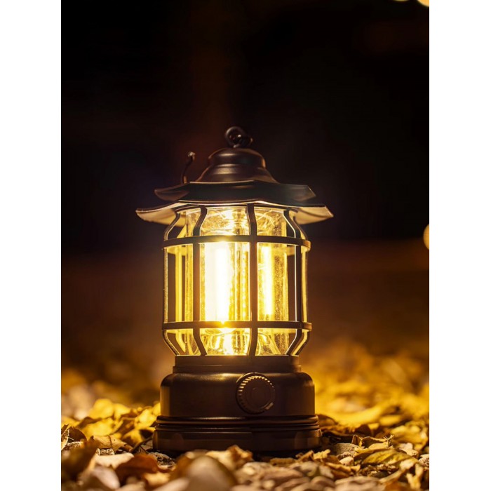 Lantern utomhus campingbordslampa (inbyggt batteri) HL2969