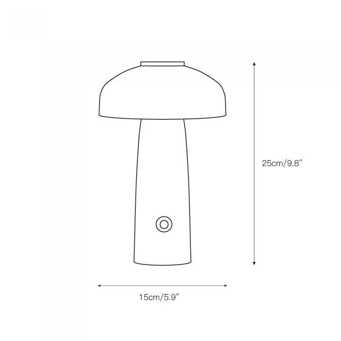 Leon Svampbordslampa (inbyggt batteri) HL2970
