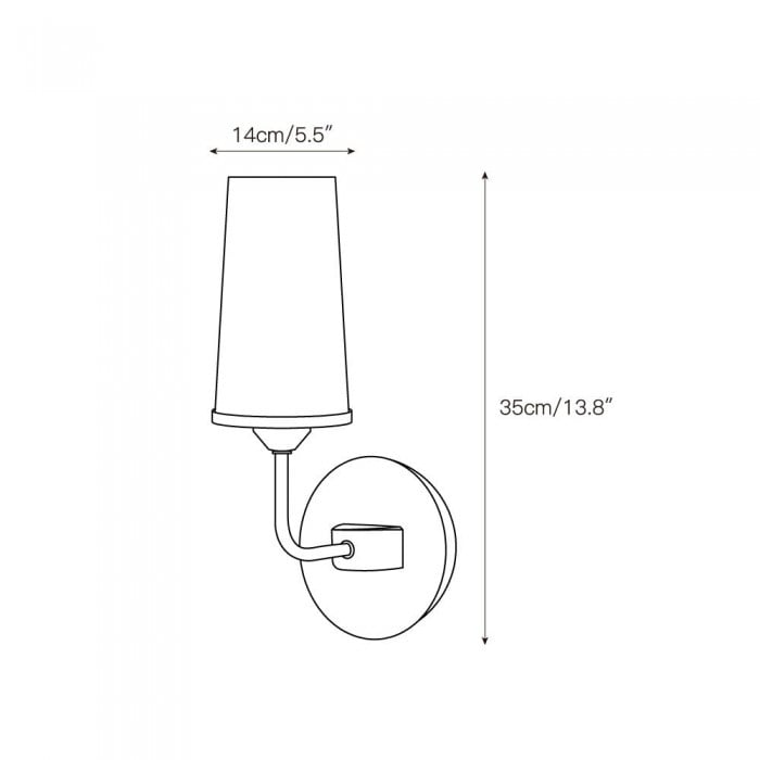 Lewis wandlamp HL3269