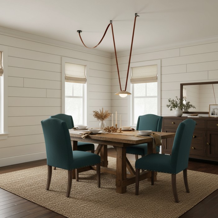 Suspension en cuir Light Rail HL3241