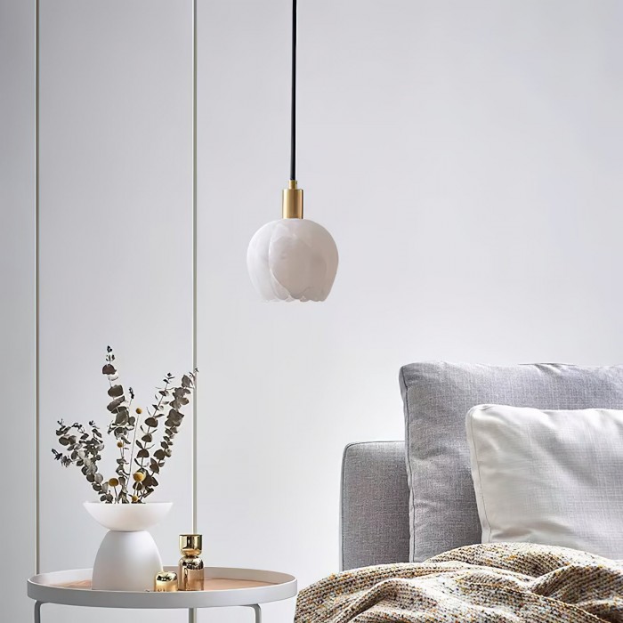 Lilin Alabaster Pendant Light HL2977