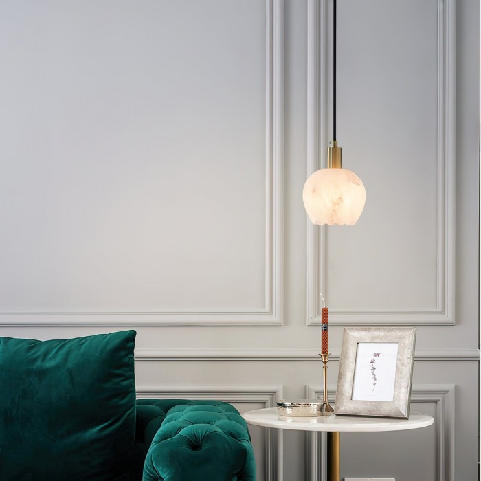 Lilin Alabaster Pendant Light HL2977