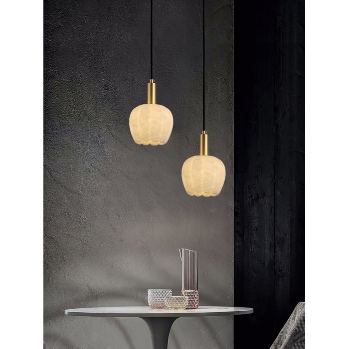 Lilin Alabaster Pendant Light HL2977