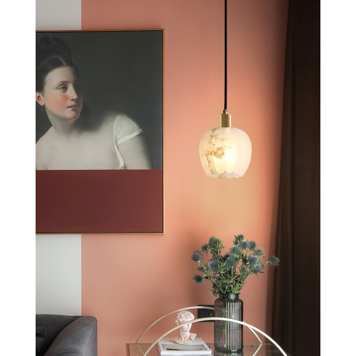 Lilin Alabaster Pendant Light HL2977