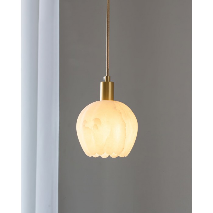Lilin Alabaster Pendant Light HL2977
