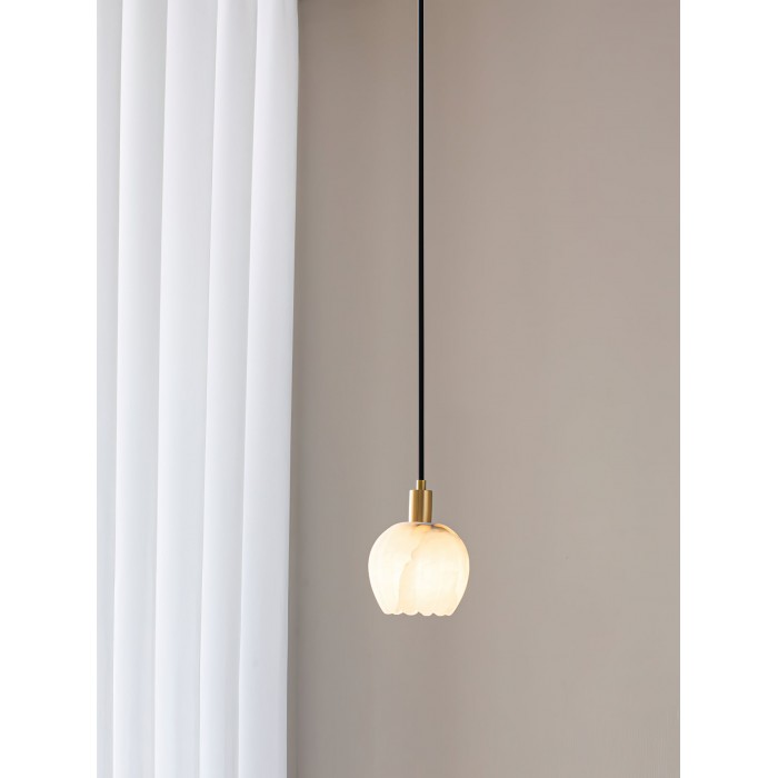 Lilin Alabaster Pendant Light HL2977