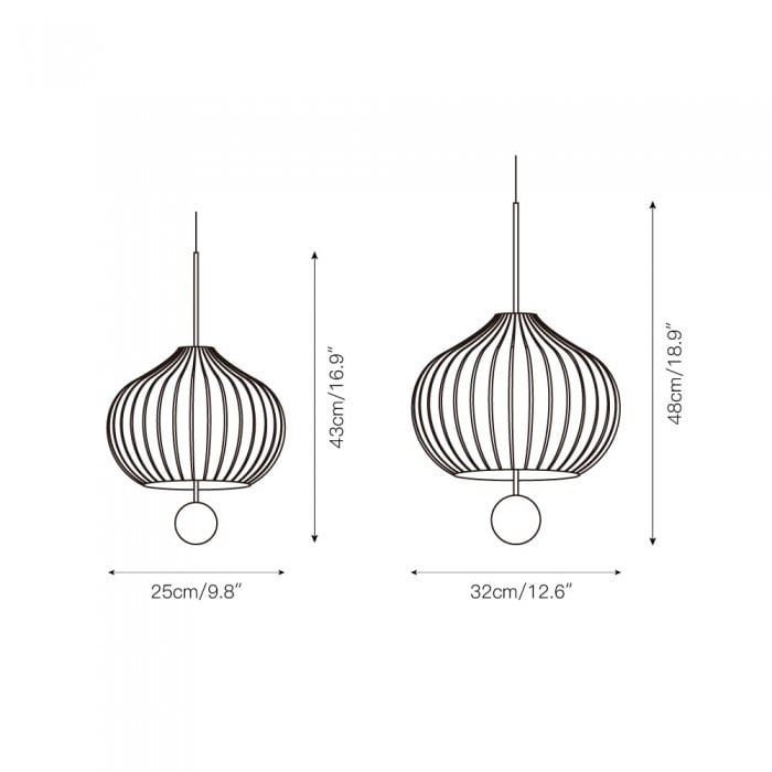 Lilli Pendant Lamp HL3006