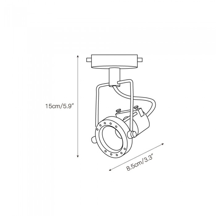 Lucide Industrial Track Lights HL3248
