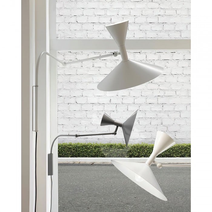 Applique a parete con braccio orientabile Marseille HL3276