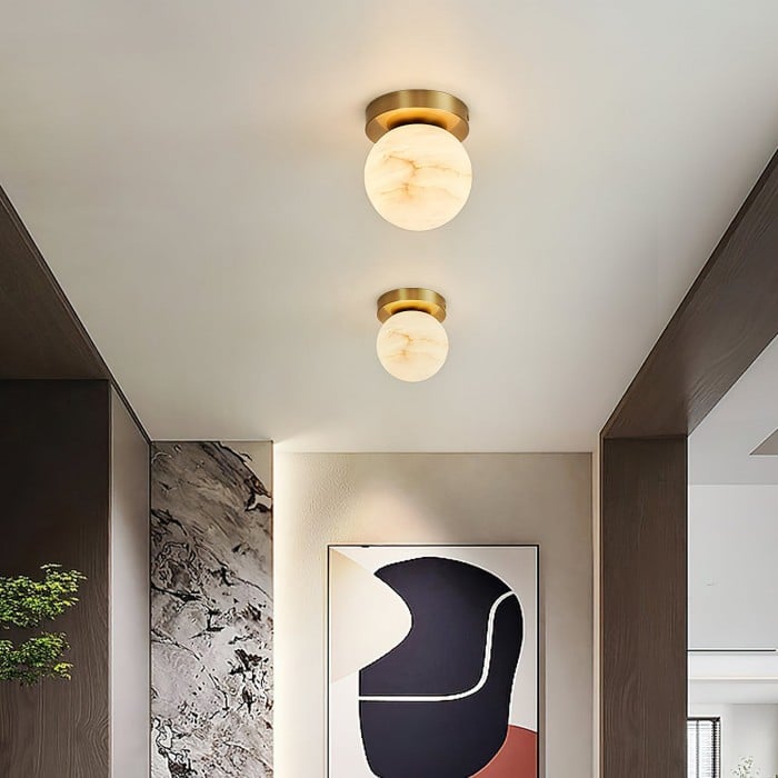 Melange Alabaster Ceiling Light HL3049