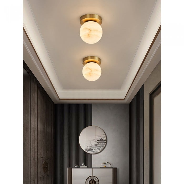 Melange Alabaster Ceiling Light HL3049