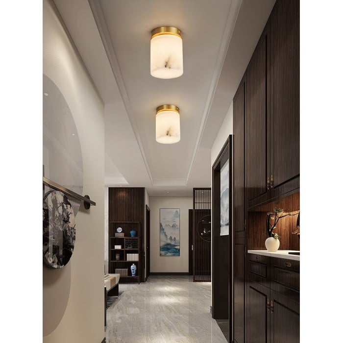 Melange Alabaster Ceiling Light HL3049