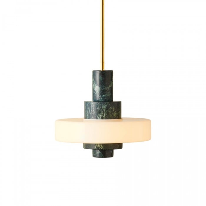 Suspension en marbre vert mercure HL3260