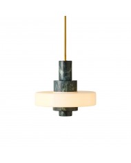 Suspension en marbre vert mercure HL3260